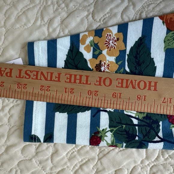 Talbots Tee Shirt Top Women's Plus 2XP Sleeve 3/4 Top Cotton Stretch Floral NWT - Picture 12 of 12